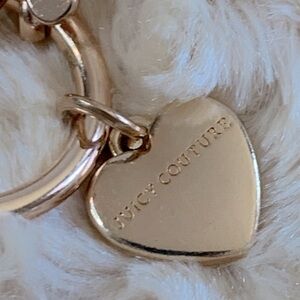 Juicy Couture Gold Tone Interlocking Rings Belt